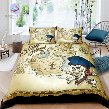 Housse de Couette Pirate Carte